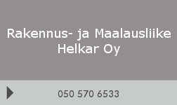Rakennus- ja Maalausliike Helkar Oy logo